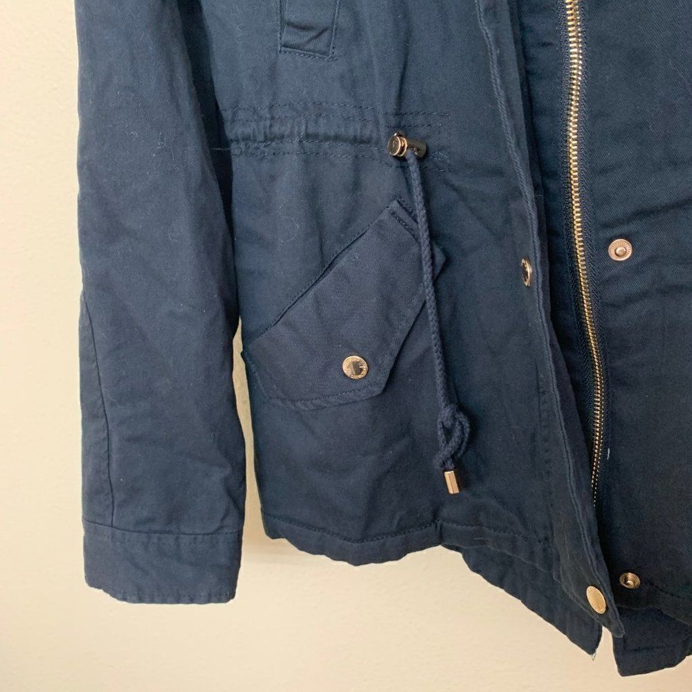 Anorak Utility Hooded Jacket Graphite Sherpa - Picture 7 of 12